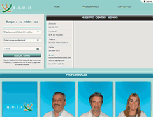 Tablet Screenshot of centromedicosion.com
